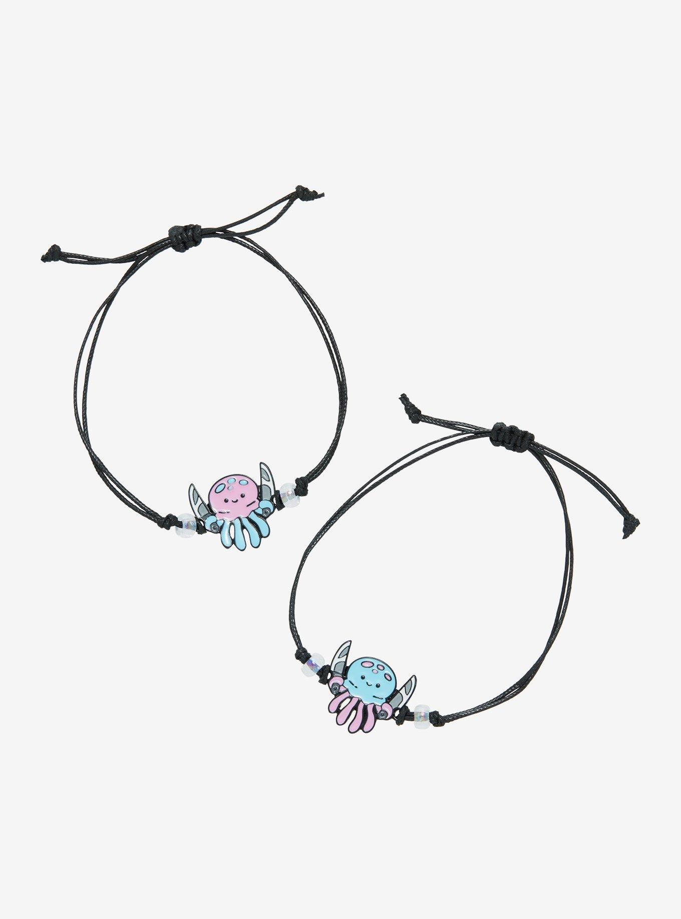 Octopus With Knives Best Friend Cord Bracelet Set, , hi-res