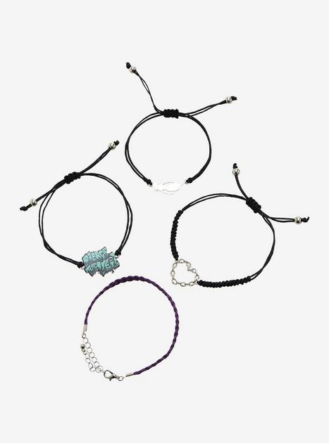 Pierce The Veil Logo Cord Bracelet Set | Hot Topic