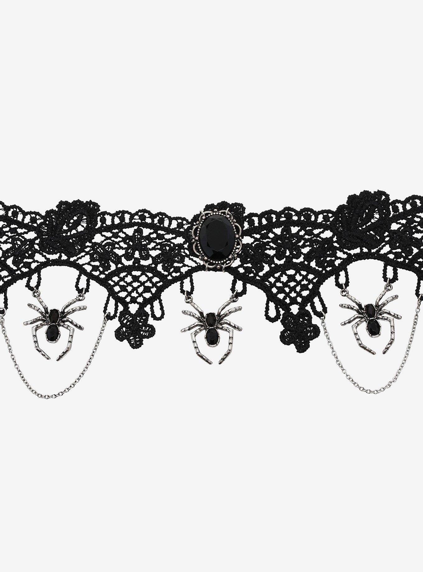 Black Spider Choker, , hi-res