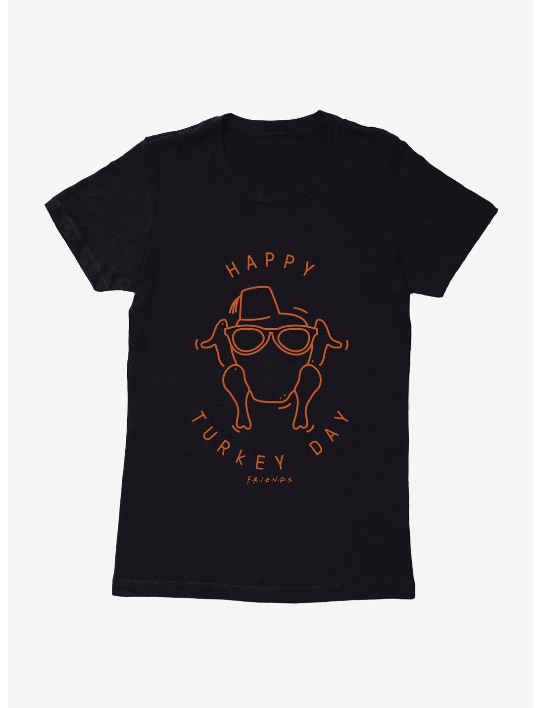 Friends Happy Turkey Day Icon Womens T-Shirt, , hi-res