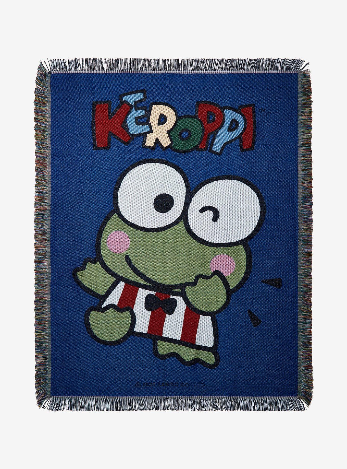 Keroppi Wave Tapestry Throw Blanket, , hi-res