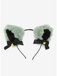 Black & Sage Cat Ear Headband, , hi-res
