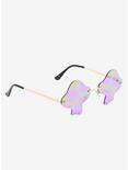 Purple Polka Dot Mushroom Sunglasses, , hi-res