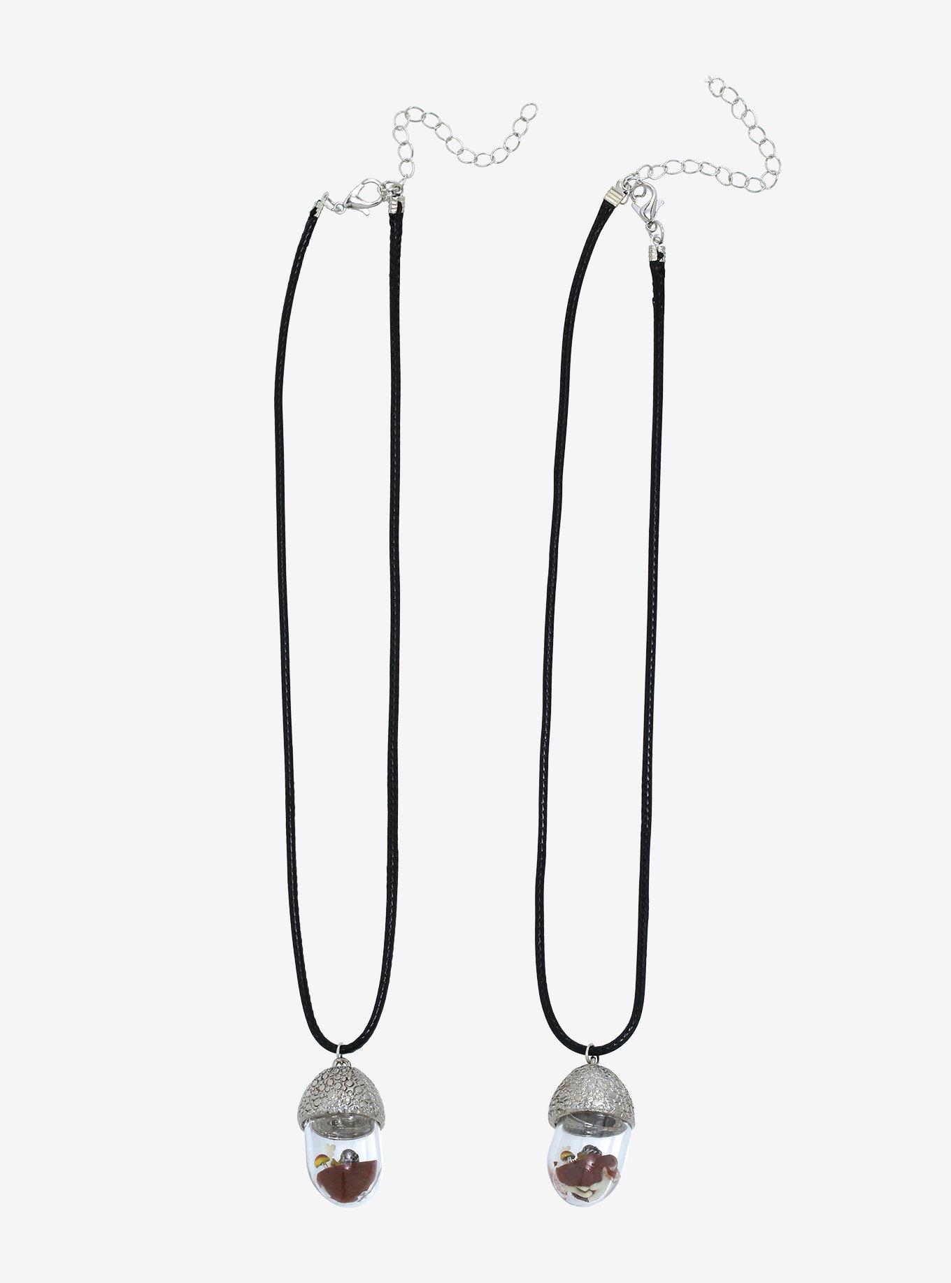 Acorn Dome Best Friend Cord Necklace Set, , hi-res