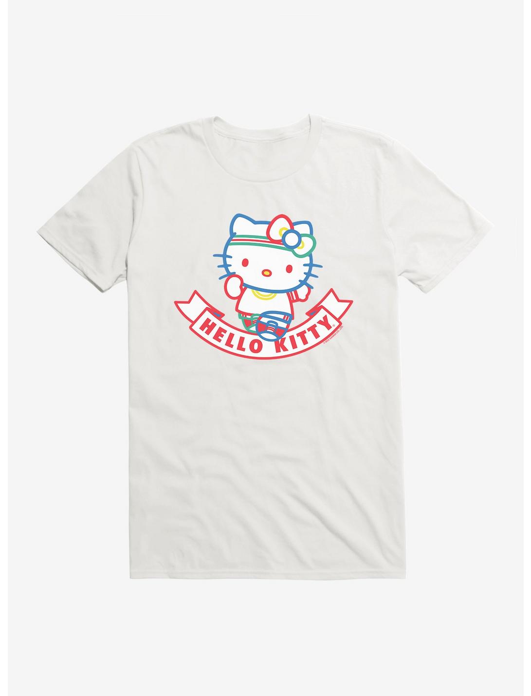 Hello Kitty Color Sports T-Shirt, WHITE, hi-res