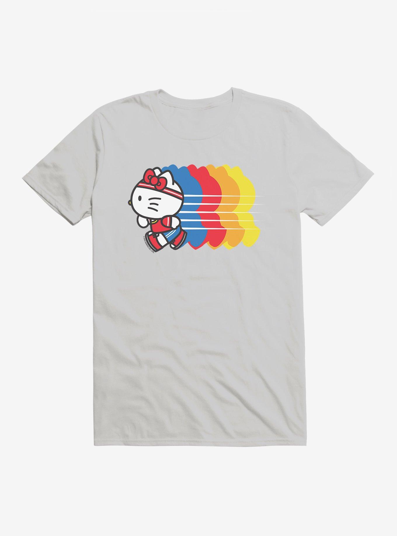 Hello Kitty Color Sprint T-Shirt, SILVER, hi-res