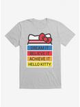Hello Kitty Dream It Believe It Achieve It T-Shirt, HEATHER GREY, hi-res