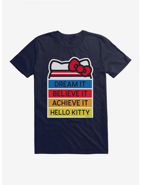 Hello Kitty Dream It Believe It Achieve It T-Shirt, , hi-res