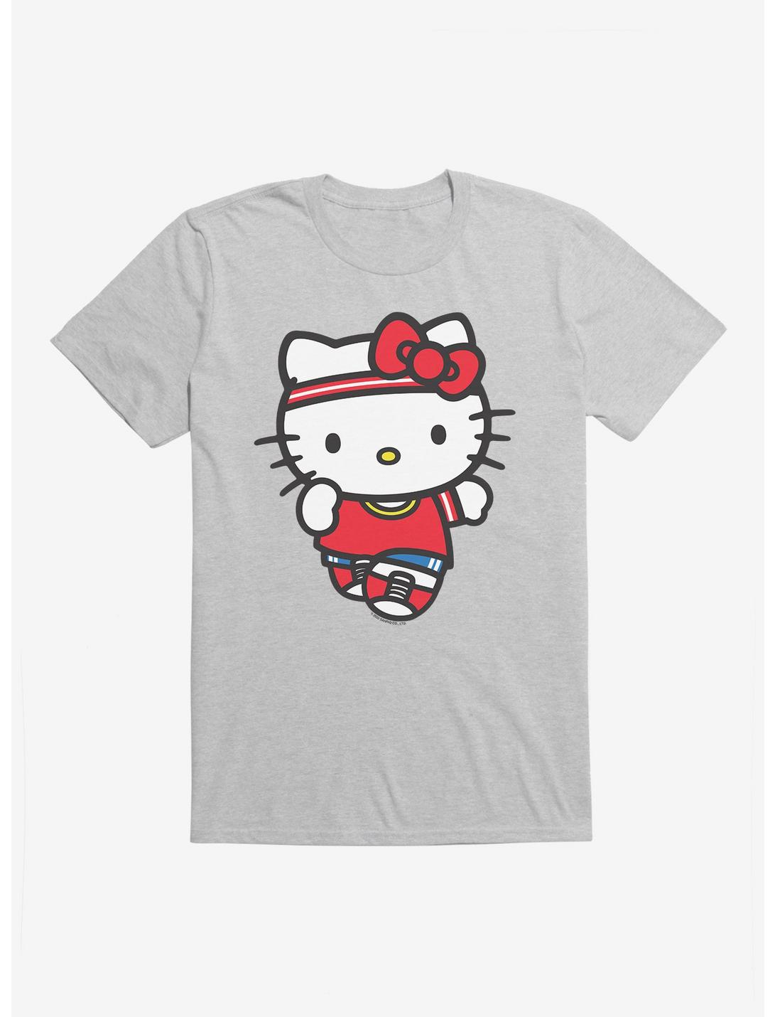 Hello Kitty Quick Run T-Shirt, HEATHER GREY, hi-res
