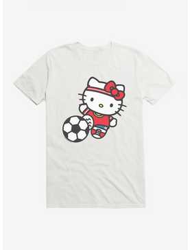 Hello Kitty Soccer Kick T-Shirt, WHITE, hi-res