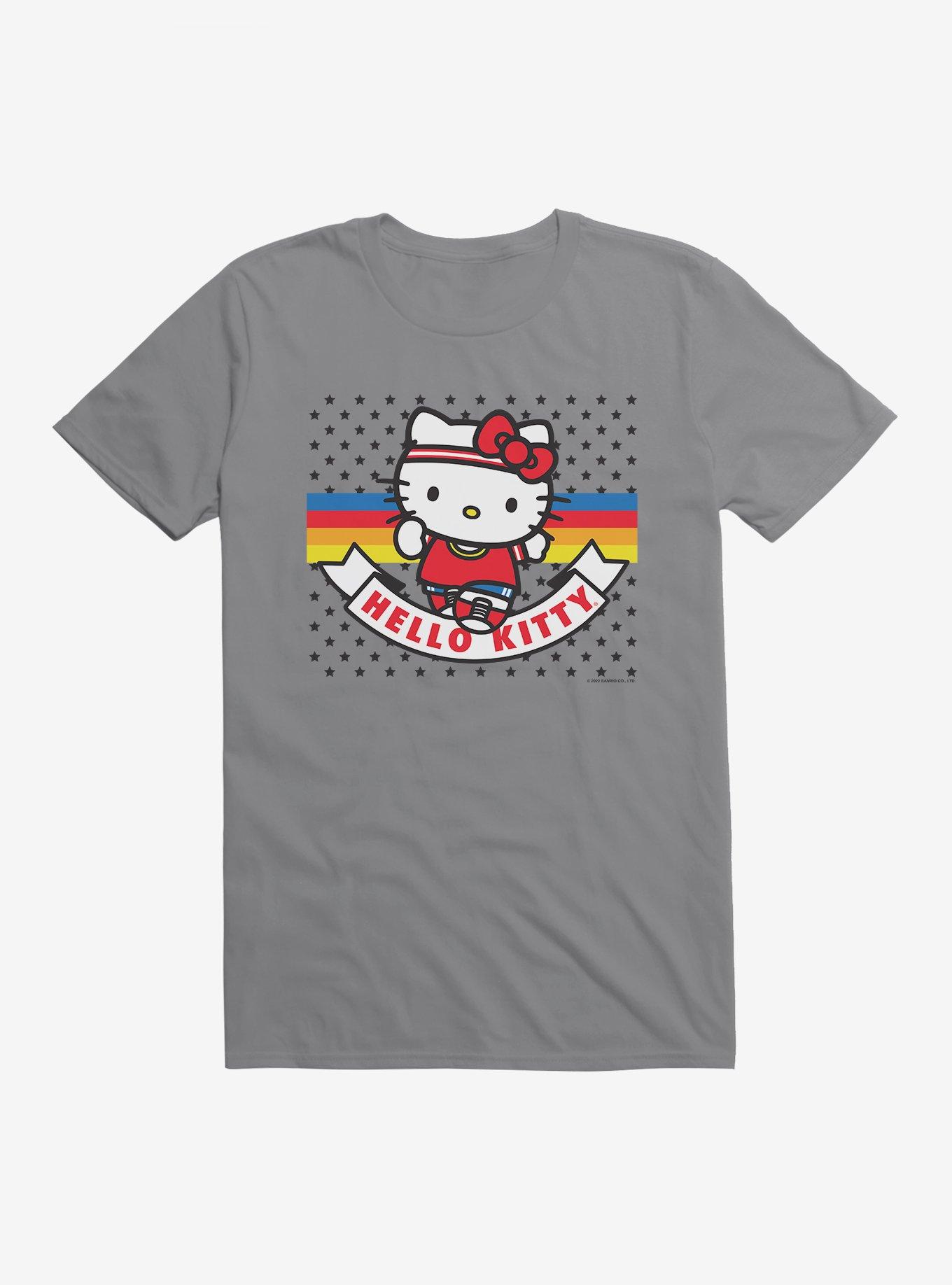 Hello Kitty Sports & Dots T-Shirt, STORM GREY, hi-res