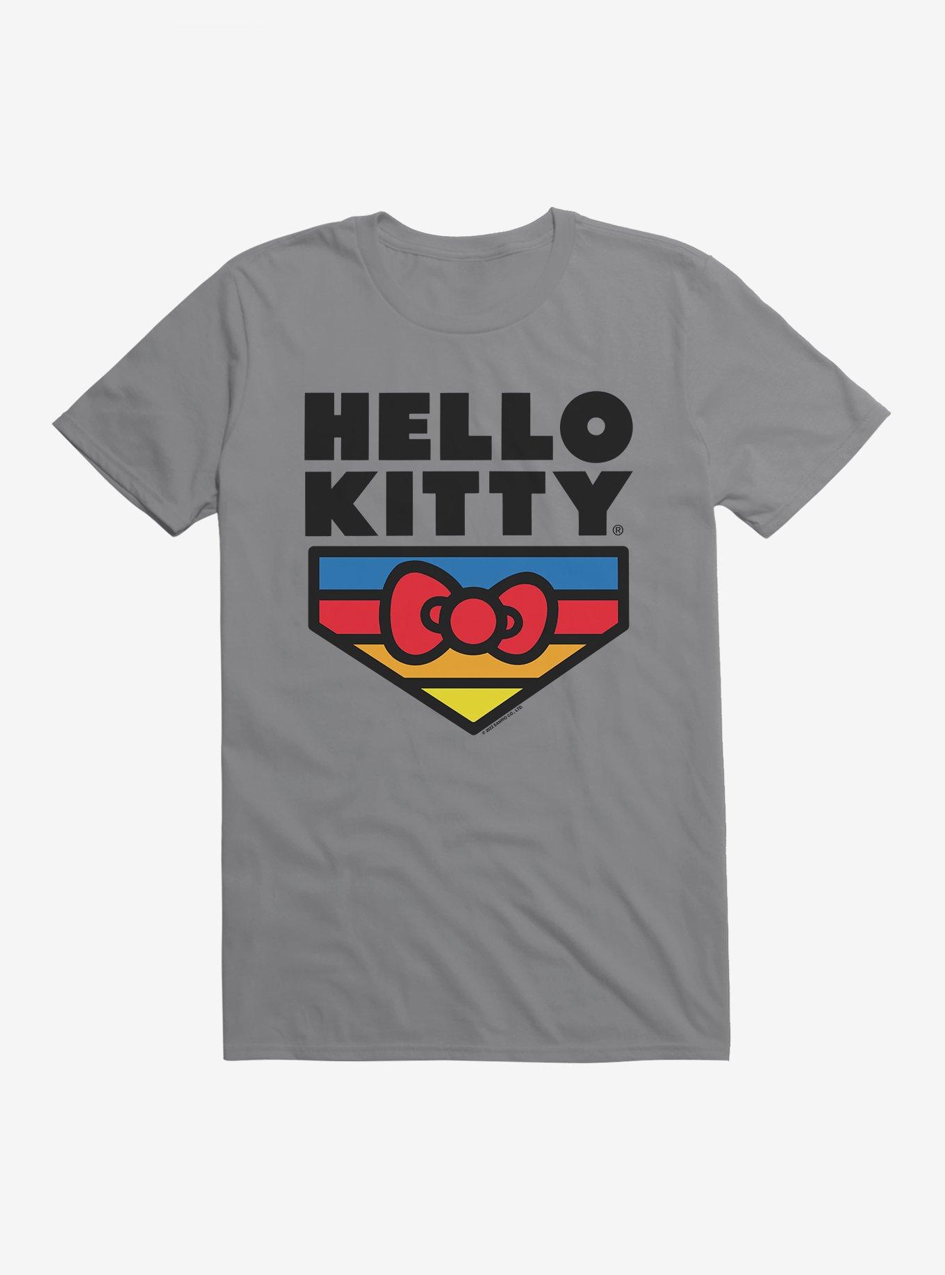 Hello Kitty Sports Logo T-Shirt, STORM GREY, hi-res