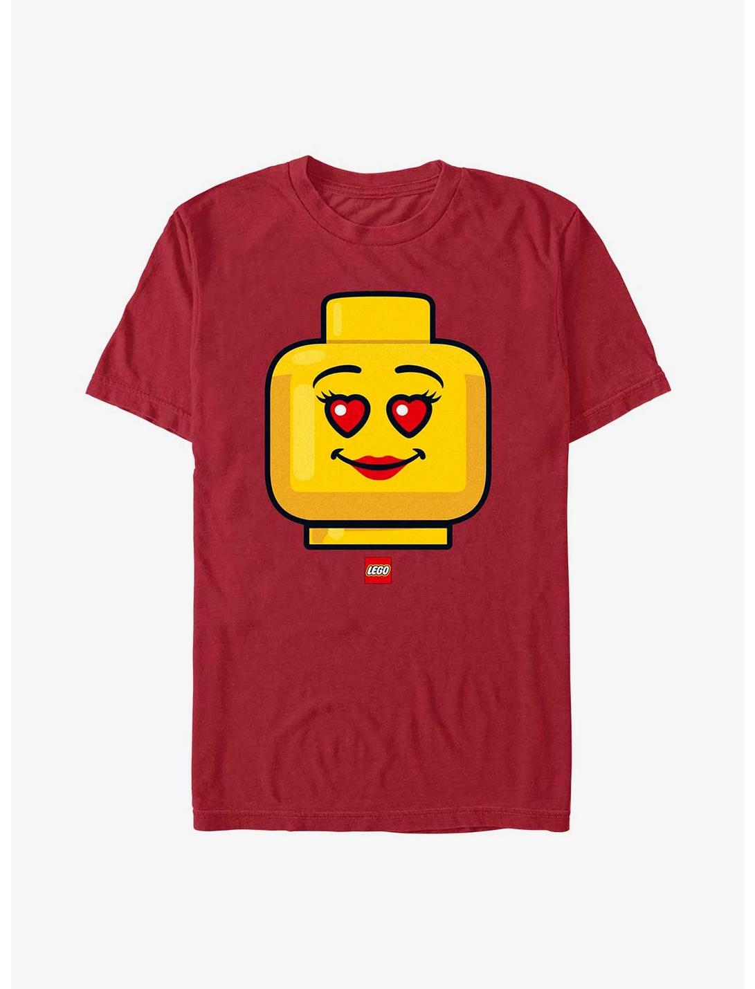 LEGO Iconic Heart Eyes T-Shirt, CARDINAL, hi-res