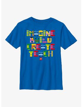 LEGO Iconic Imagine Build Create Teach Youth T-Shirt, , hi-res