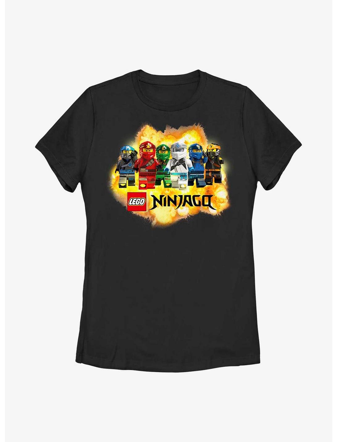 LEGO Ninjago Ninja Explosion Womens T-Shirt, BLACK, hi-res