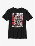 LEGO Ninjago Birthday Ninja Youth T-Shirt, BLACK, hi-res