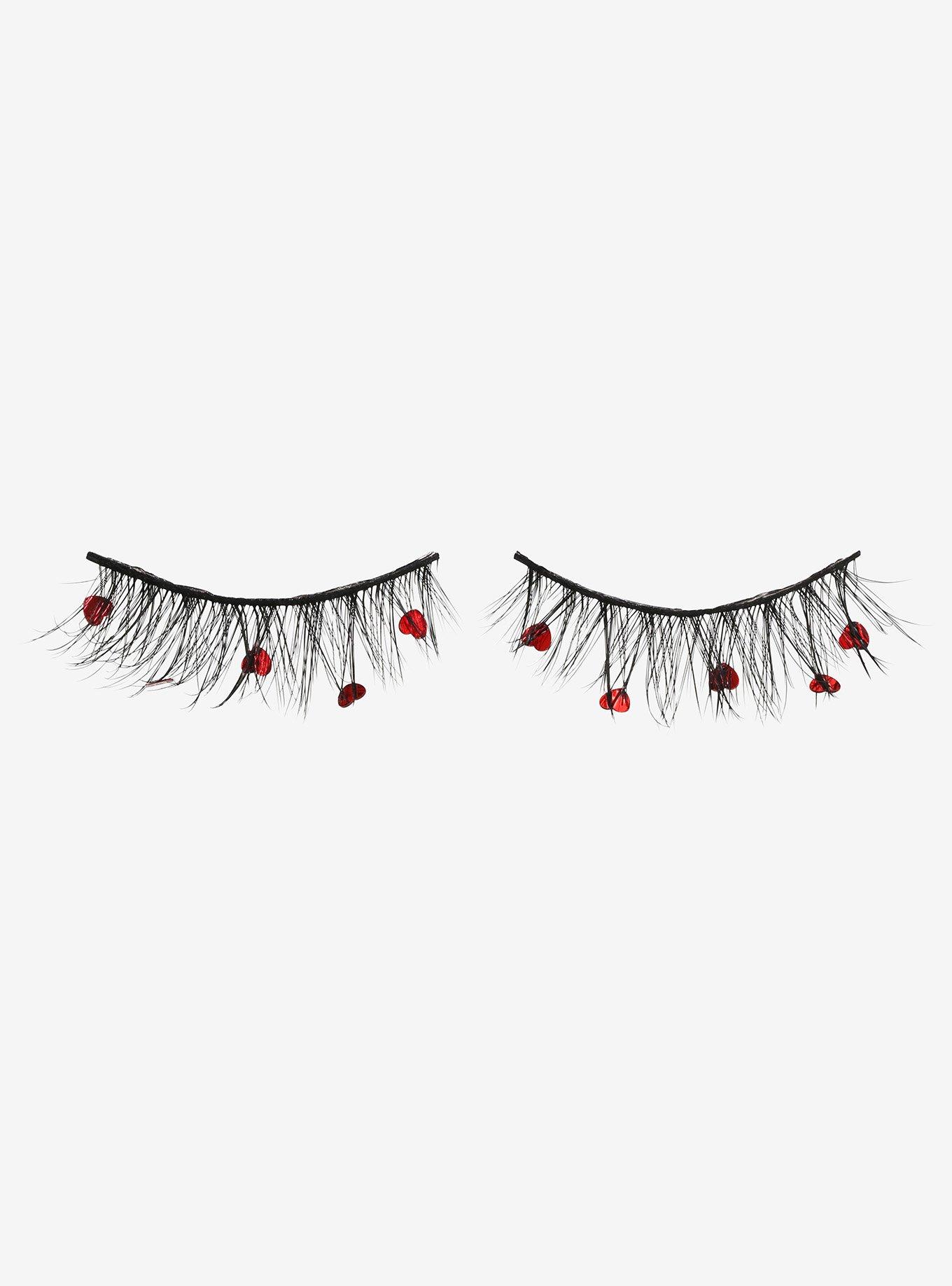 Kara Beauty Dazzlelashes Heart Sequins 3D Faux Mink Eyelashes, , hi-res