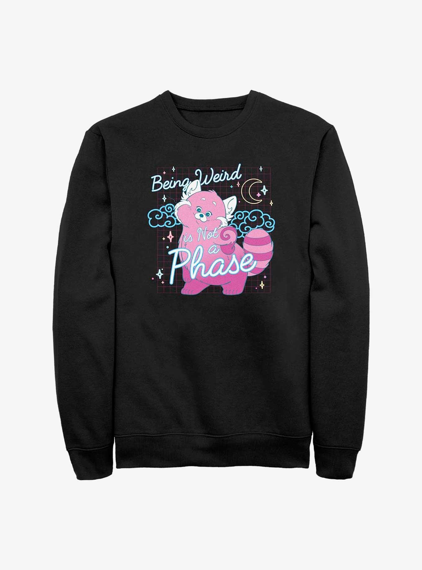 Disney Pixar Turning Red Being Weird Sweatshirt, BLACK, hi-res