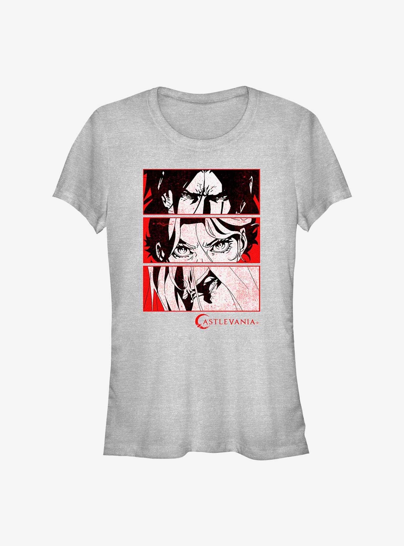 Castlevania Angry Eyes Girls T-Shirt, ATH HTR, hi-res
