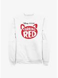 Disney Pixar Turning Red Logo Sweatshirt, WHITE, hi-res