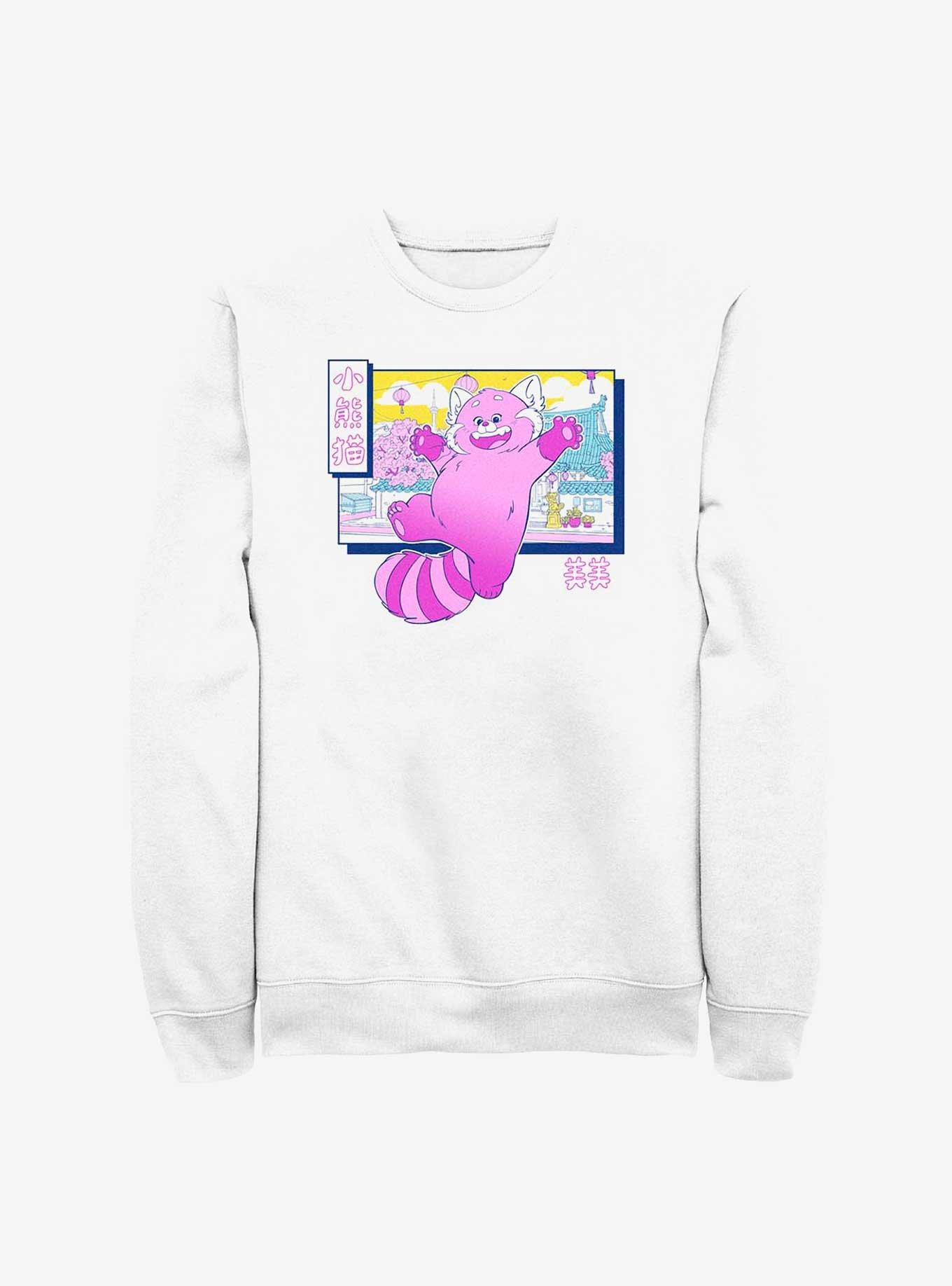 Disney Pixar Turning Red Vaporwave Sweatshirt, , hi-res