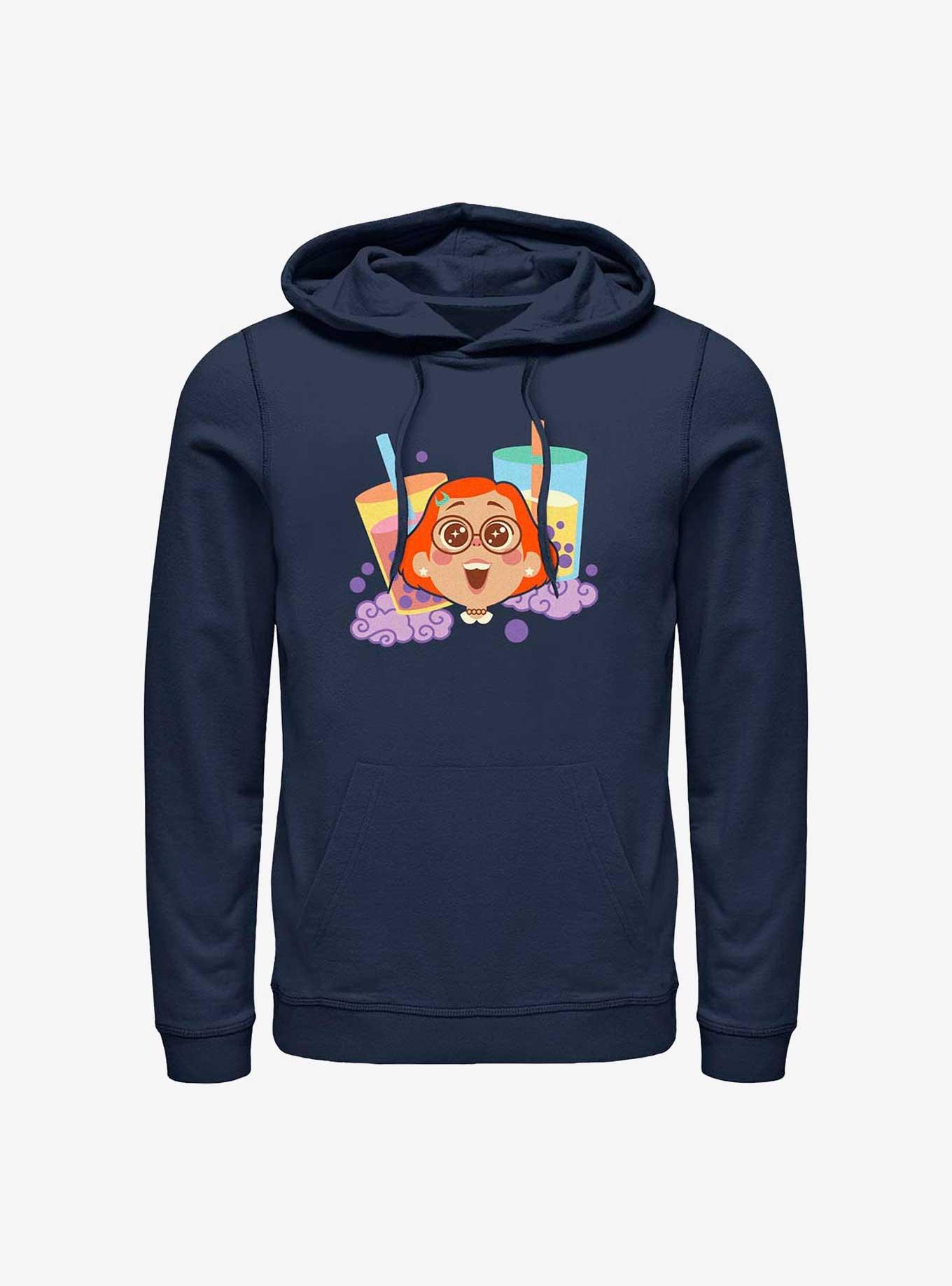 Disney Pixar Turning Red Loves Boba Hoodie, NAVY, hi-res