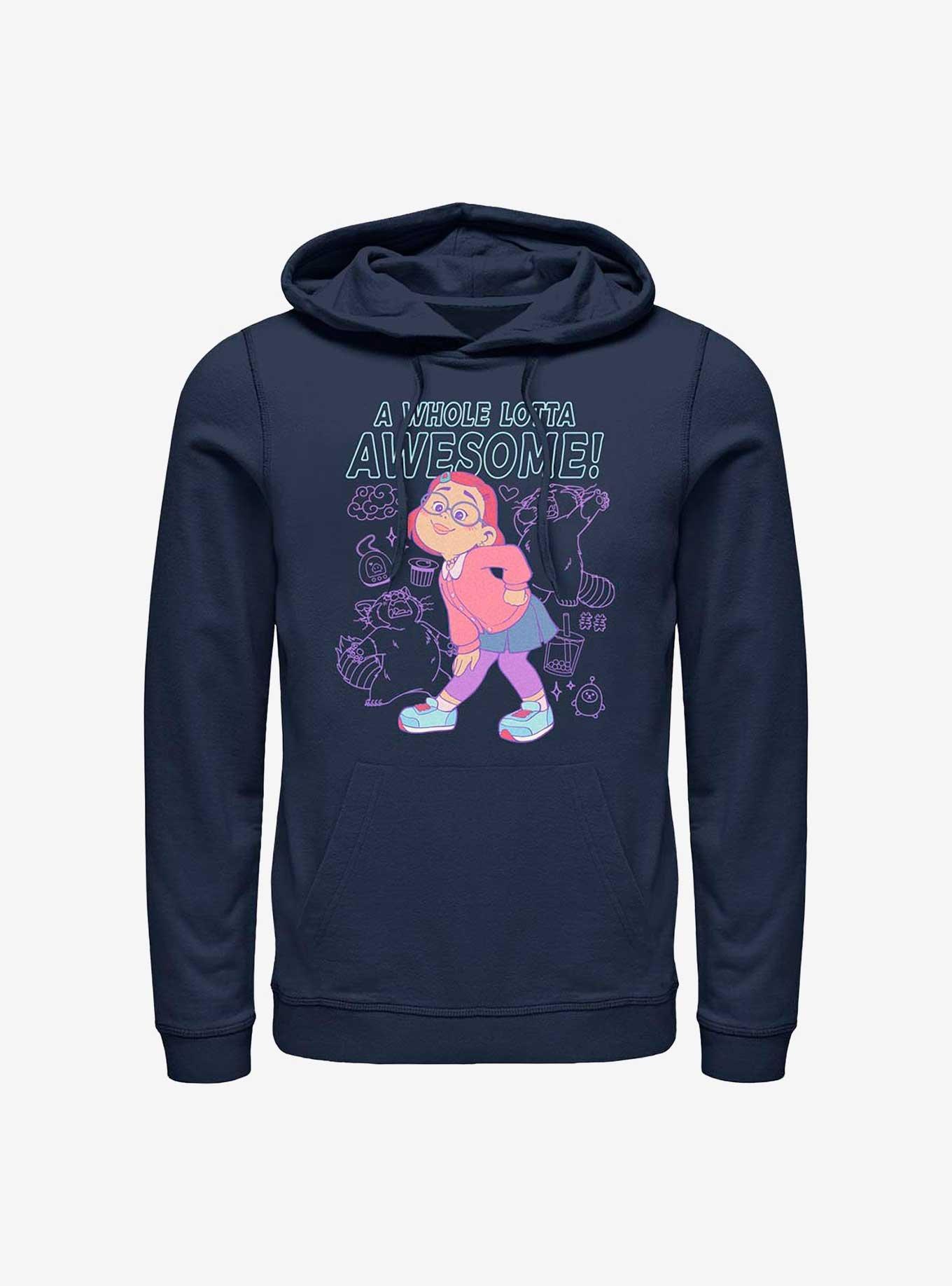 Disney Pixar Turning Red Vaporwave Collage Hoodie, , hi-res