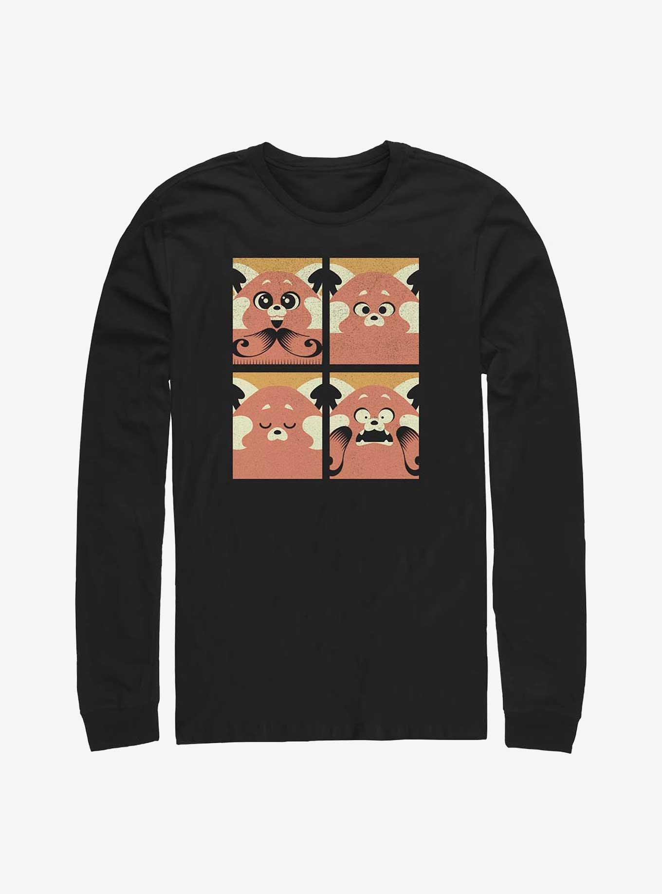 Disney Pixar Turning Red Meilin Panda Grid Long-Sleeve T-Shirt, , hi-res