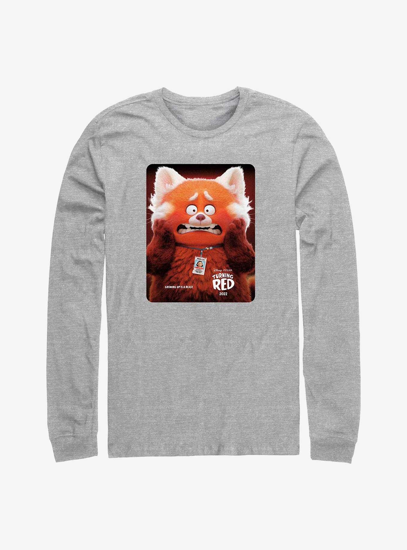 Disney Pixar Turning Red Panda Poster Long-Sleeve T-Shirt