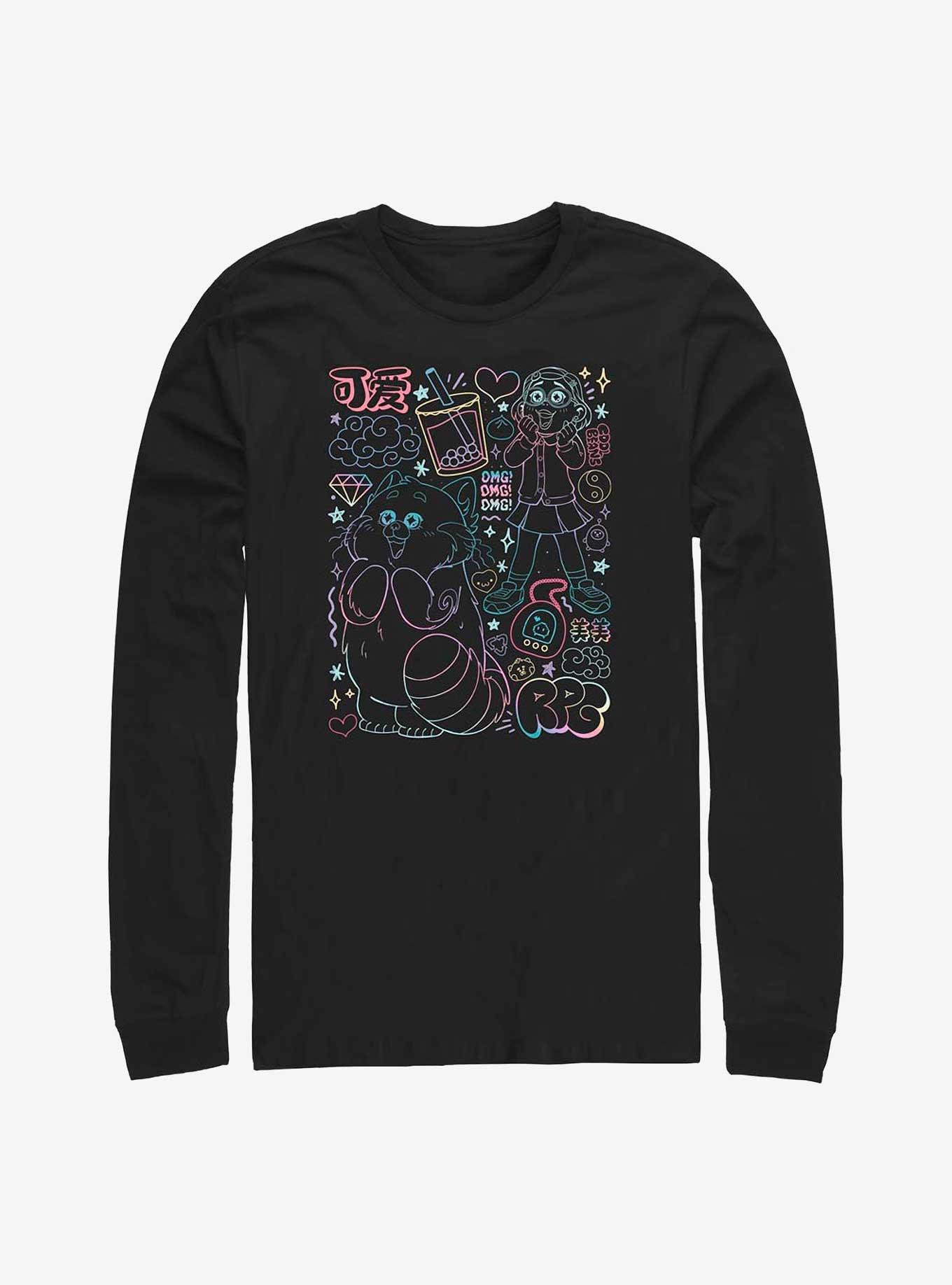 Disney Pixar Turning Red Super Doodle Long-Sleeve T-Shirt