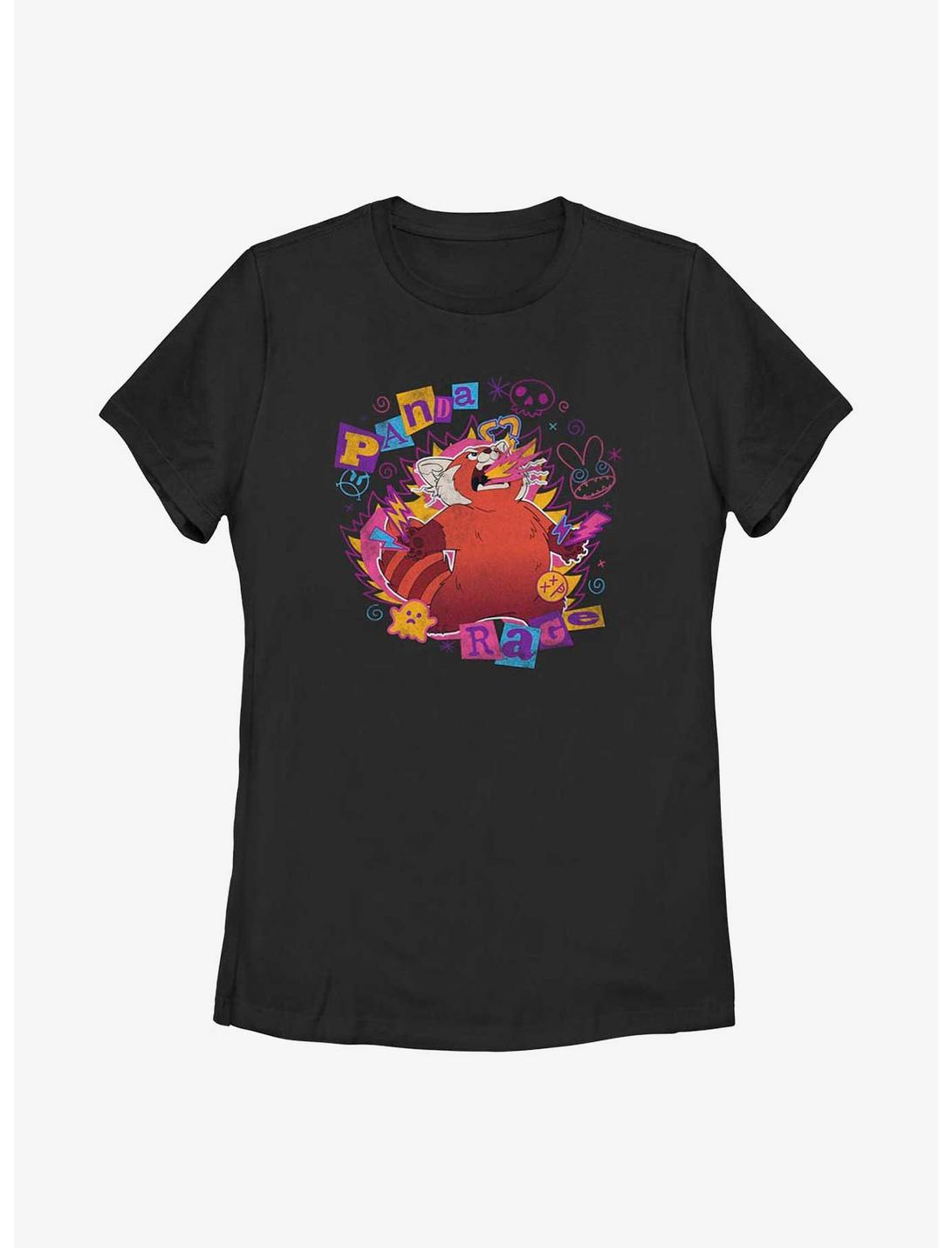 Disney Pixar Turning Red Panda Rage Womens T-Shirt, BLACK, hi-res