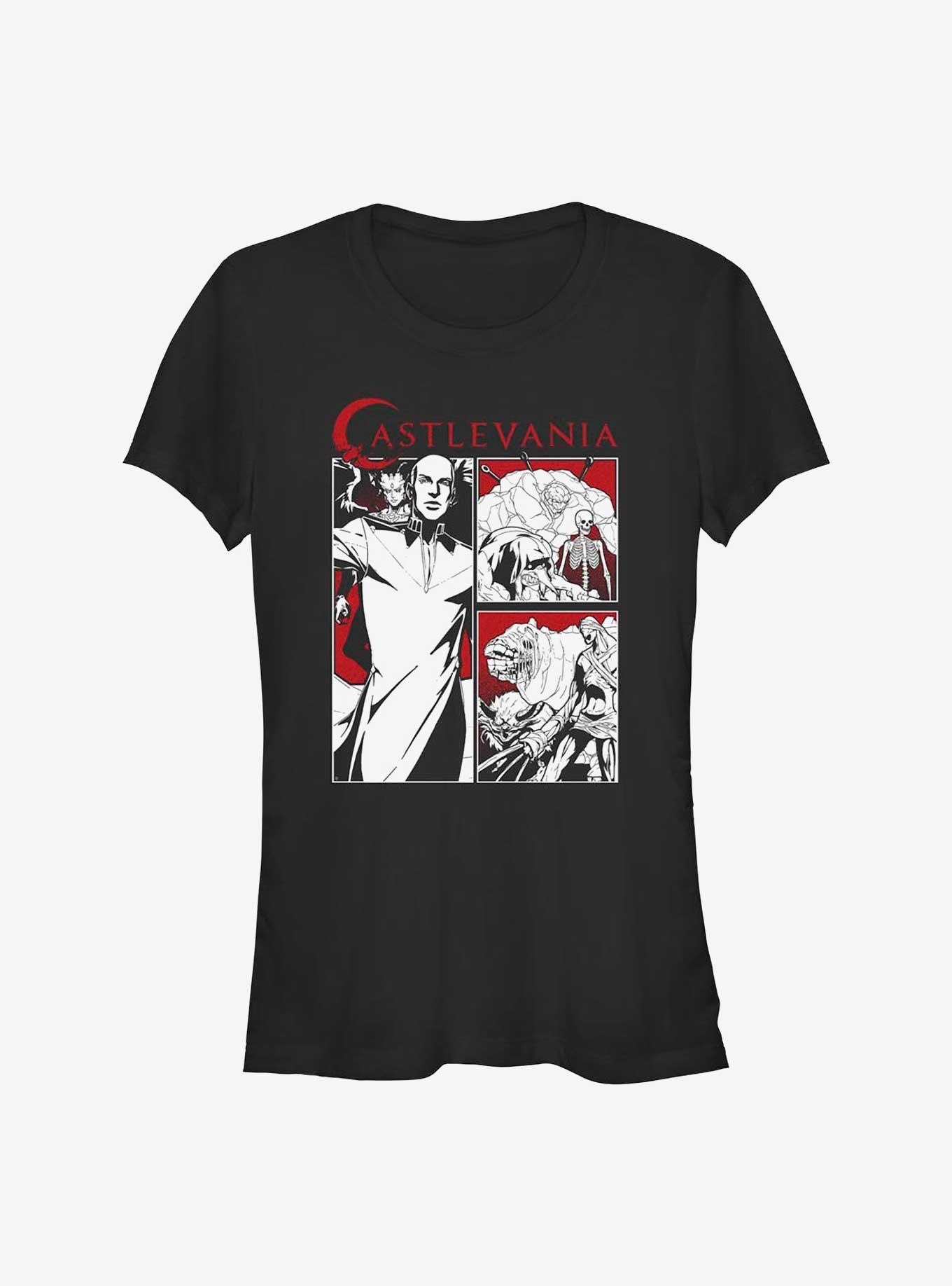 Castlevania Night Creatures Girls T-Shirt, BLACK, hi-res