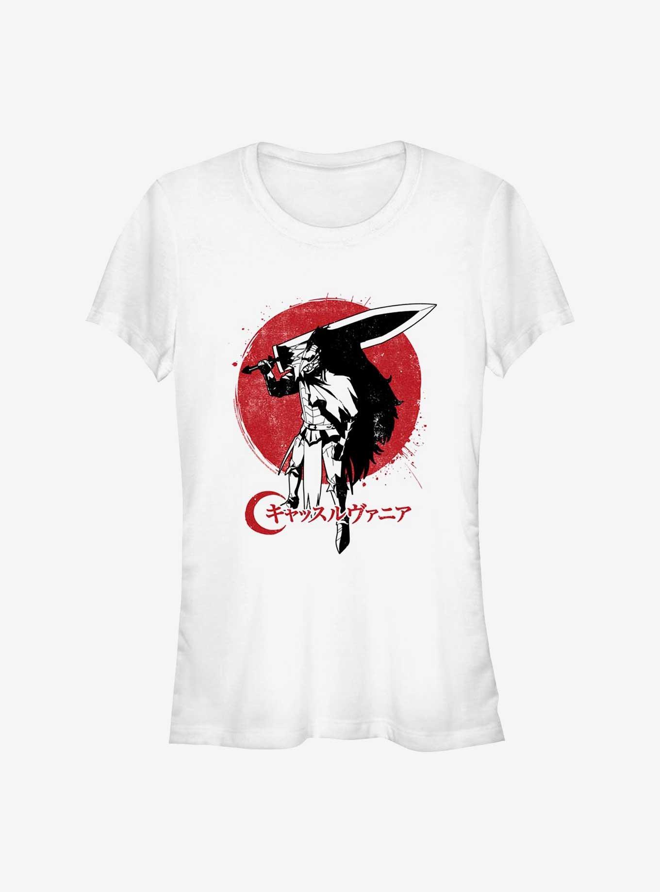Castlevania Striga Armor Girls T-Shirt, WHITE, hi-res