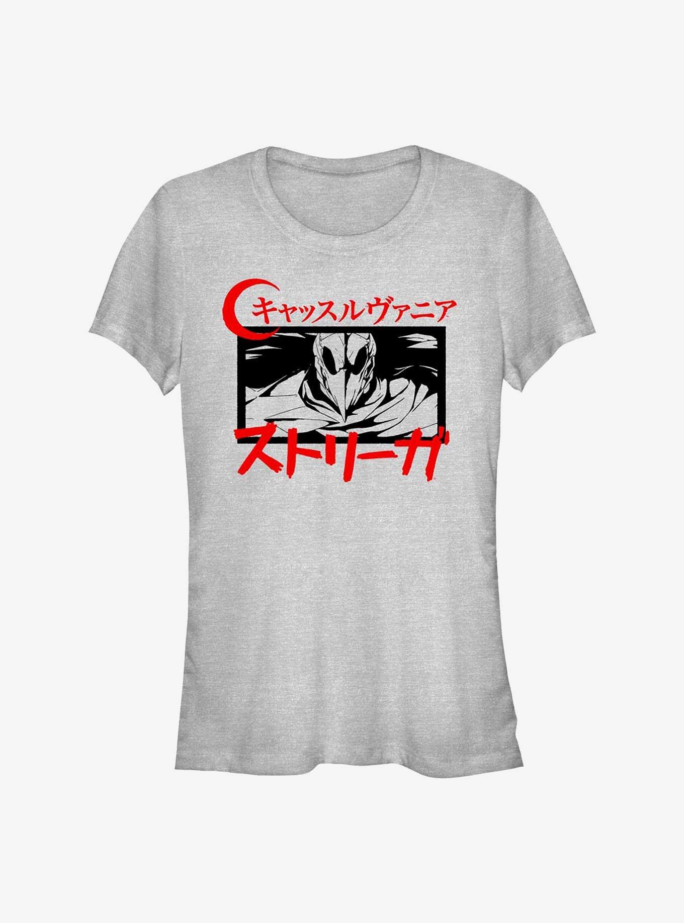 Castlevania Striga Katakana Girls T-Shirt, ATH HTR, hi-res