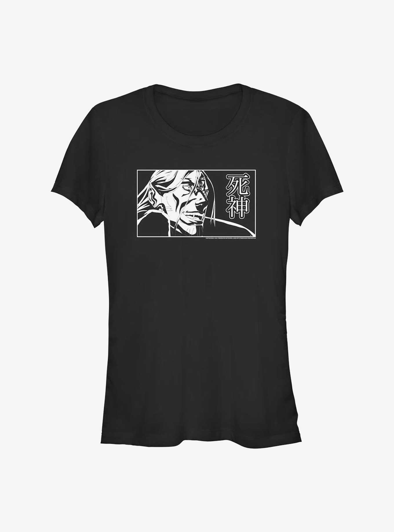 Castlevania Varney Shinigami Girls T-Shirt, BLACK, hi-res