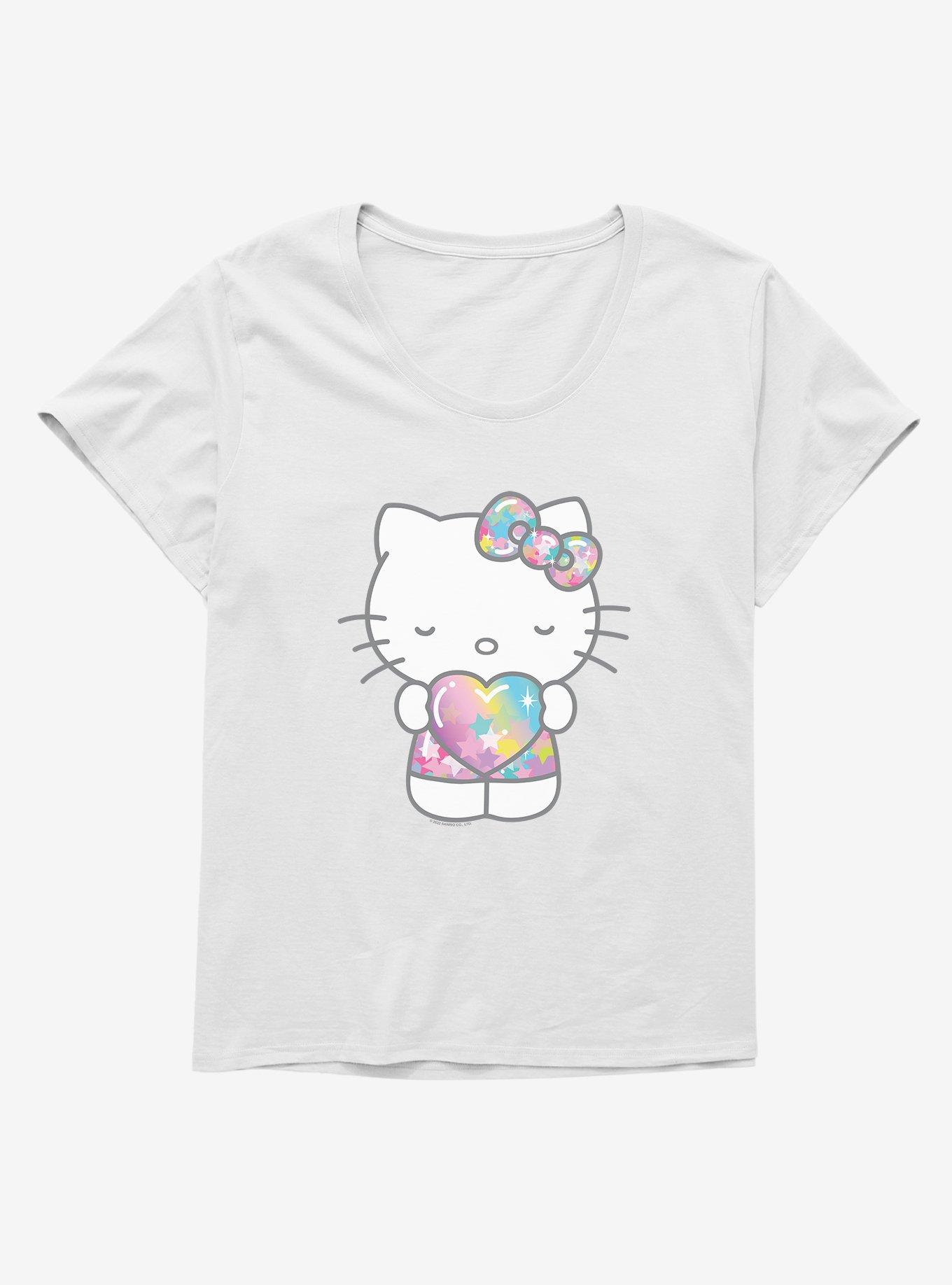 Hello Kitty Starshine Heart Girls T-Shirt Plus Size | Hot Topic