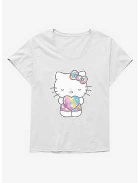 Hello Kitty Starshine Heart Girls T-Shirt Plus Size, , hi-res