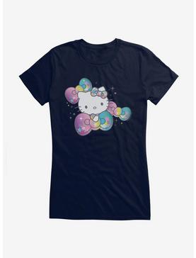 Hello Kitty Starshine Bows Girls T-Shirt, NAVY, hi-res