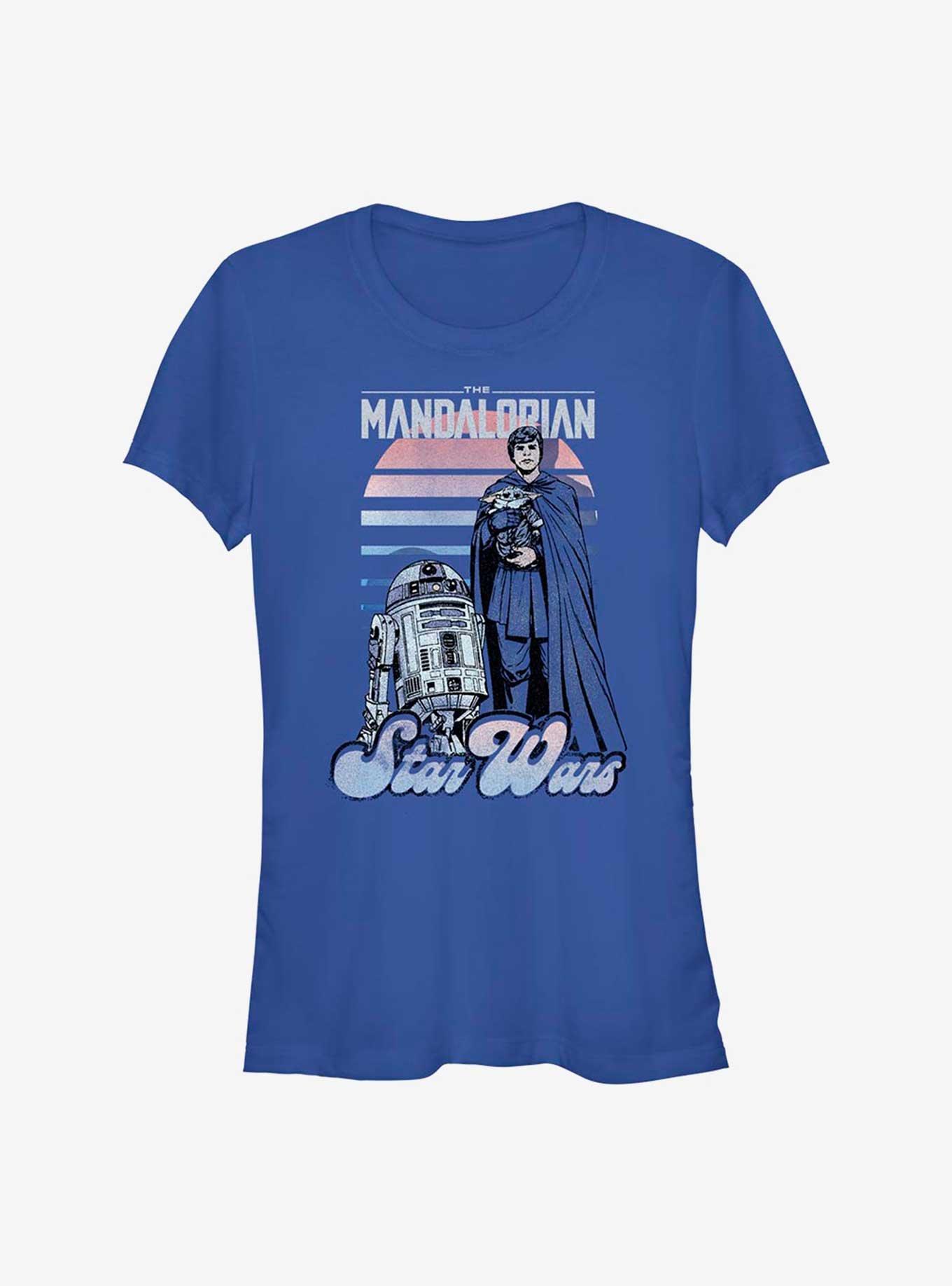 Star Wars The Mandalorian A Boy And His Droid Girls T-Shirt, ROYAL, hi-res