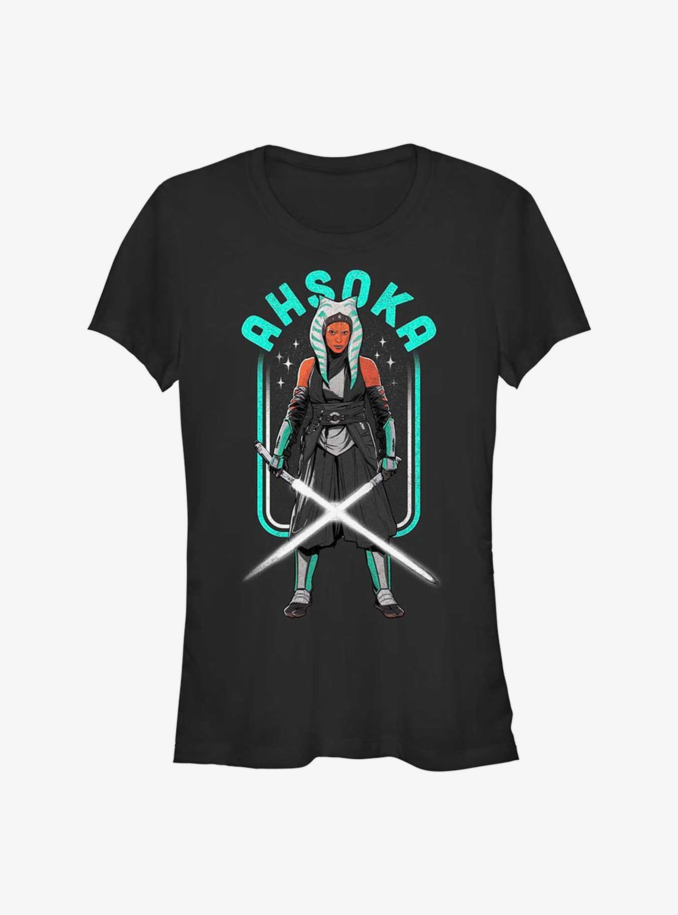 Star Wars The Mandalorian Ahsoka White Lightsabers Girls T-Shirt, , hi-res