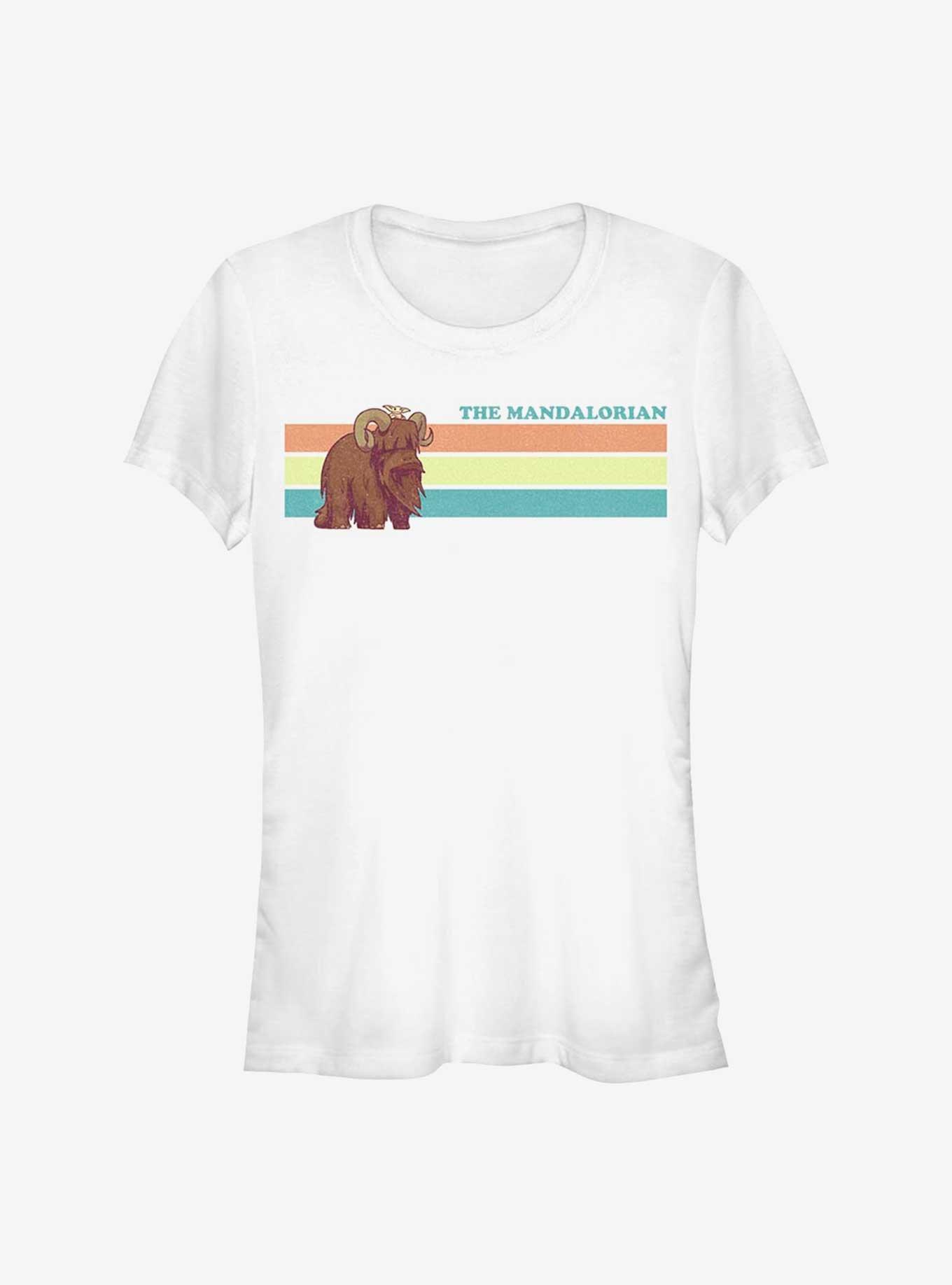 Star Wars The Mandalorian Bantha Ride Girls T-Shirt, WHITE, hi-res