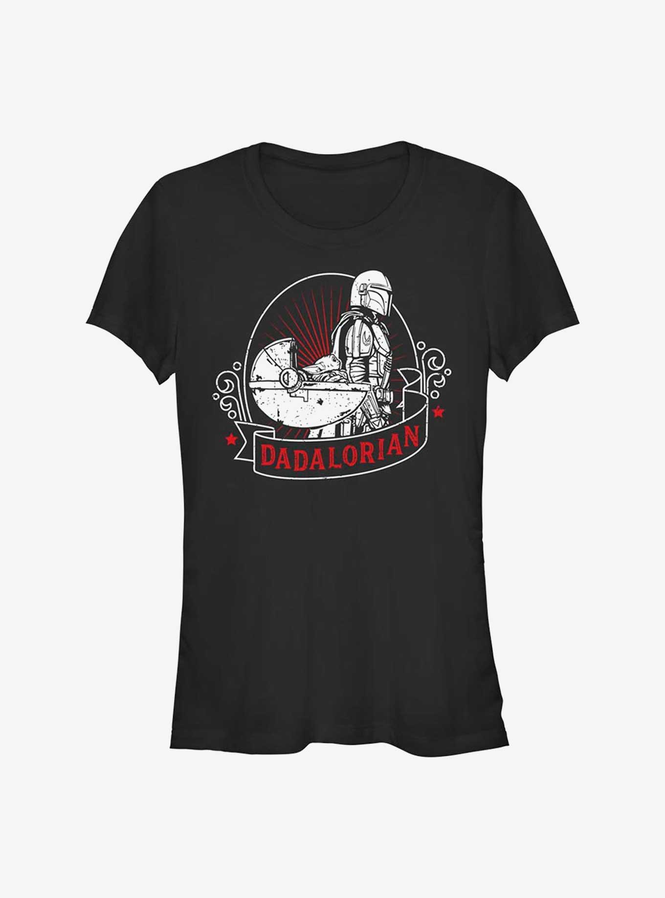 Star Wars The Mandalorian Grogu and Dadalorian Girls T-Shirt, BLACK, hi-res