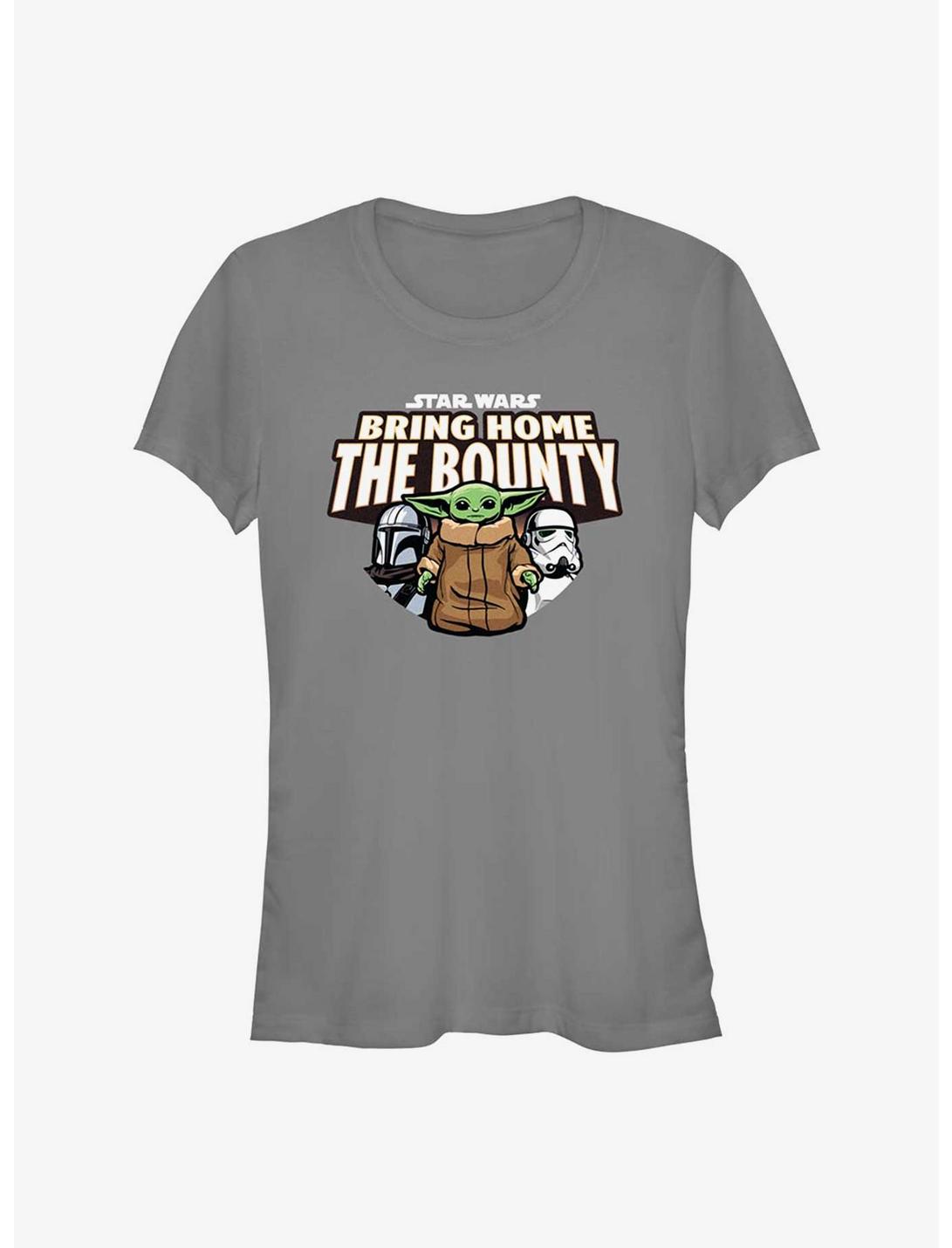 Star Wars The Mandalorian Bounty Squad Girls T-Shirt, CHARCOAL, hi-res