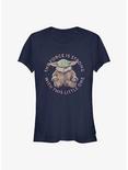 Star Wars The Mandalorian Grogu Force Girls T-Shirt, NAVY, hi-res