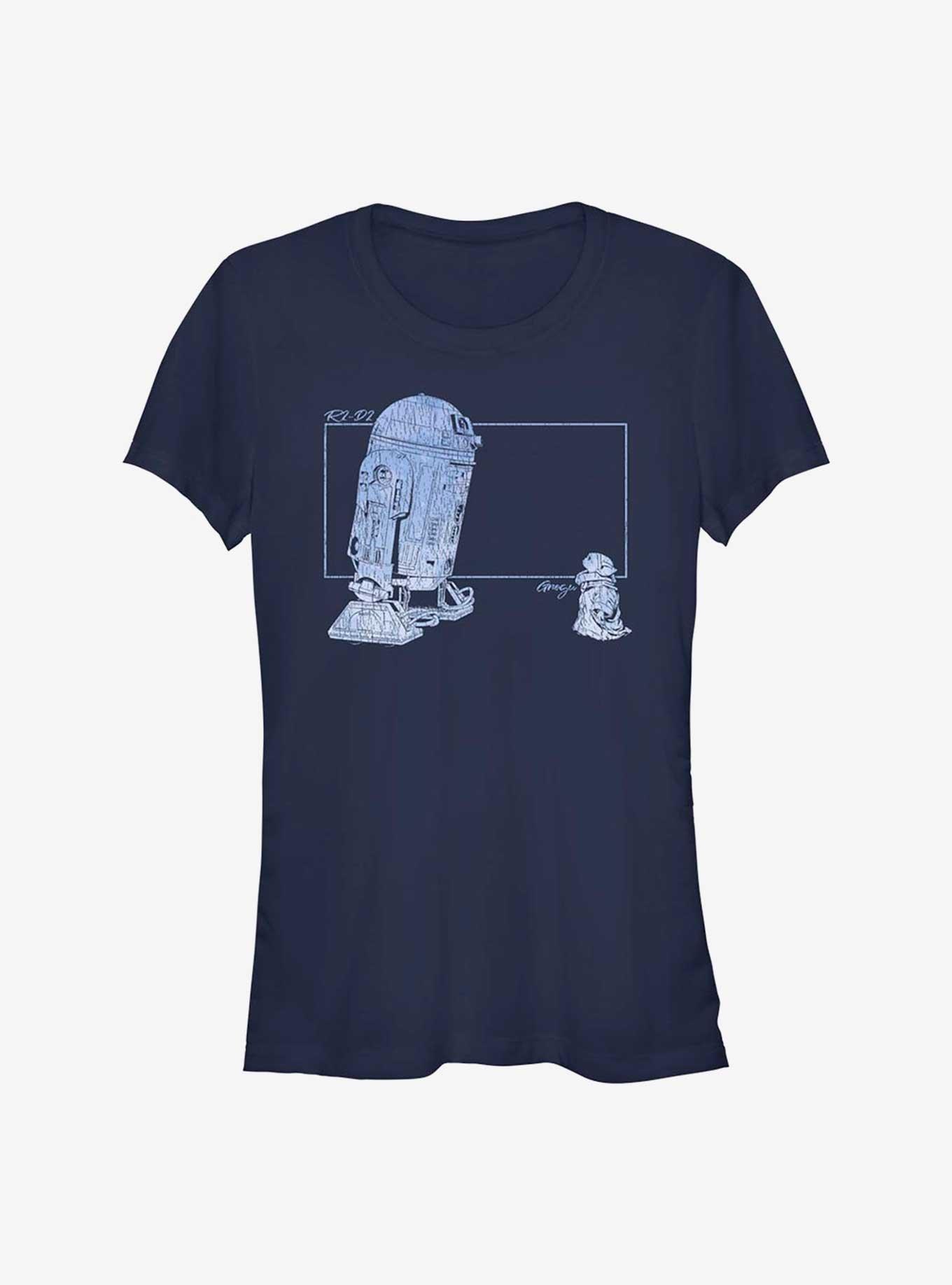 Star Wars The Mandalorian Grogu and R2-D2 Girls T-Shirt, , hi-res