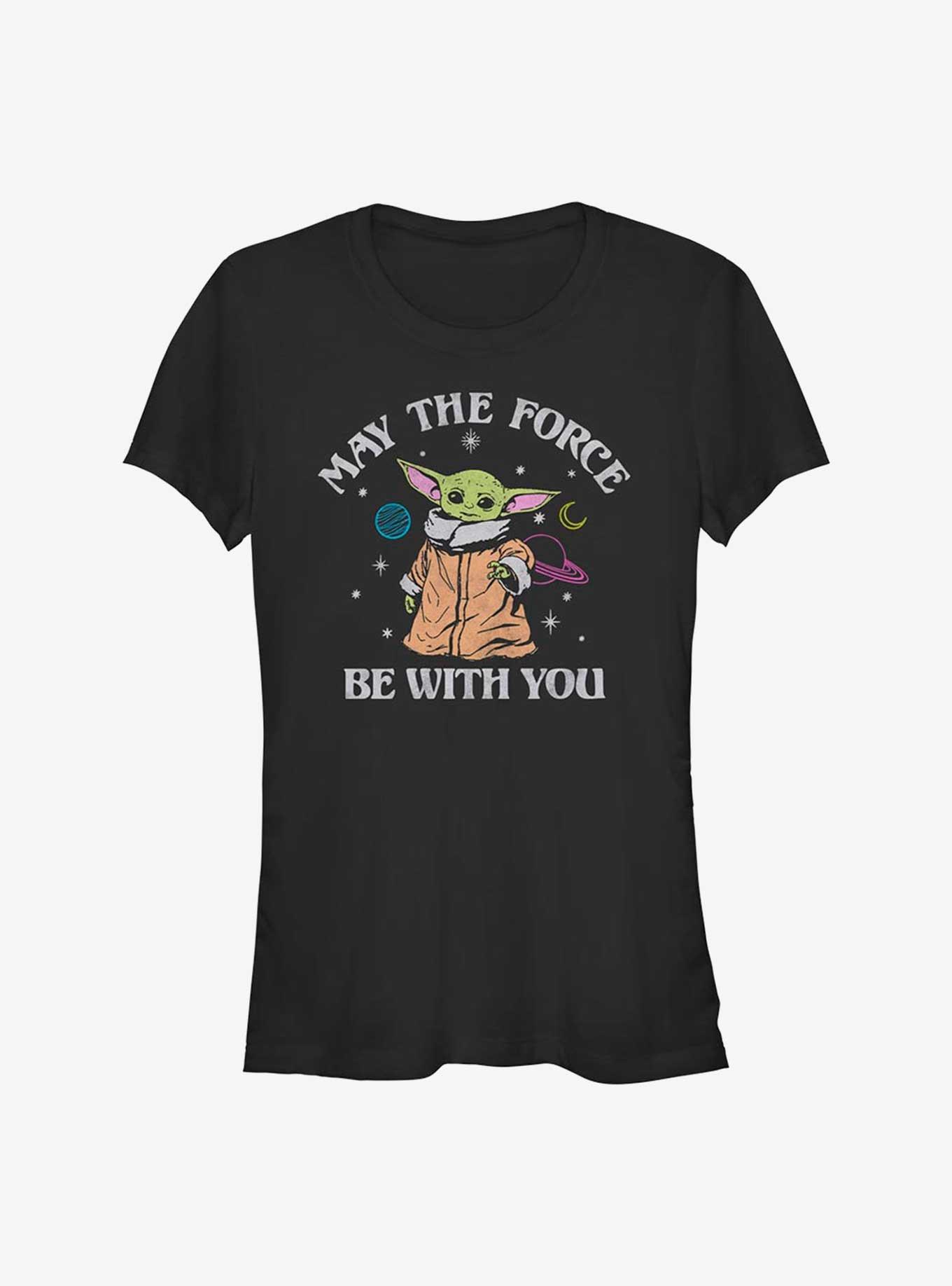 Star Wars The Mandalorian Grogu Force Girls T-Shirt, BLACK, hi-res
