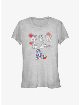 Star Wars The Mandalorian Grogu Story Girls T-Shirt, ATH HTR, hi-res
