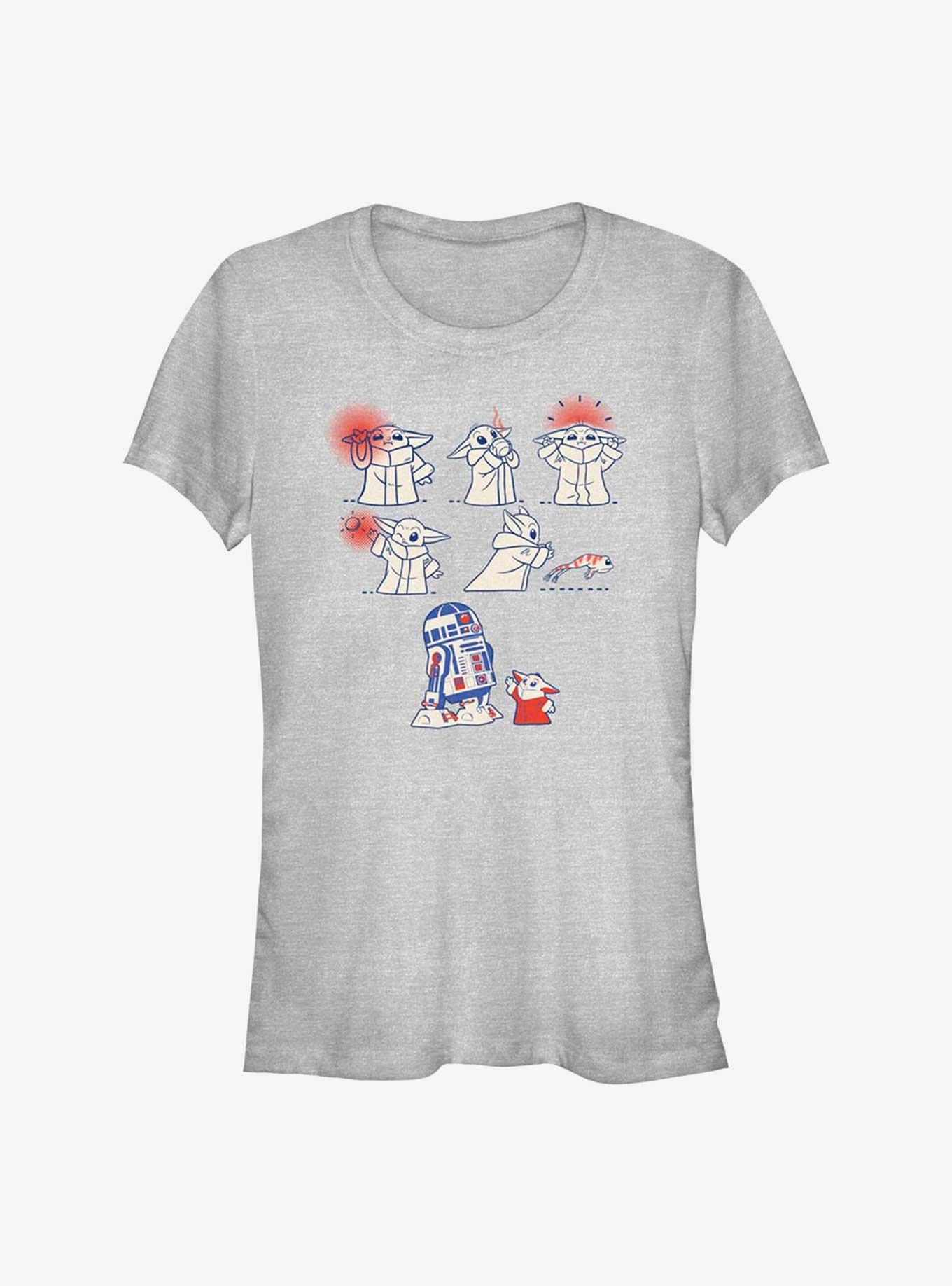 Star Wars The Mandalorian Grogu Story Girls T-Shirt, ATH HTR, hi-res