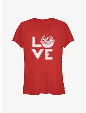 Star Wars The Mandalorian Valentine's Day Love Grogu Girls T-Shirt, , hi-res