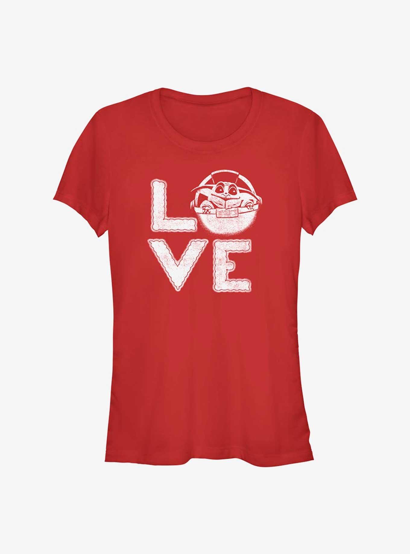 Star Wars The Mandalorian Valentine's Day Love Grogu Girls T-Shirt, , hi-res